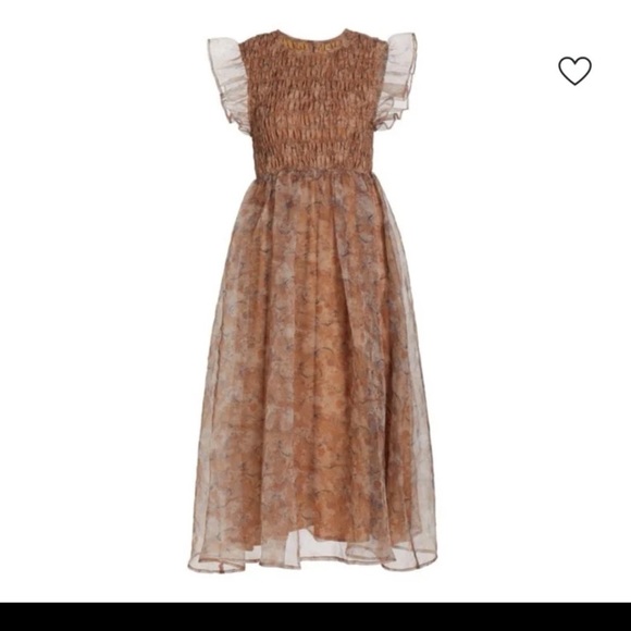 EN SAISON La Raque Midi Dress in Marigold Multi
size Small - Picture 1 of 12